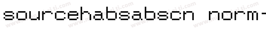 sourcehabsabscn norm字体转换